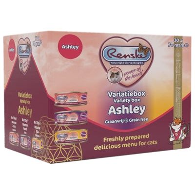 Renske Fresh Mousse Cat Variation Boîte de canard de saumon ashley