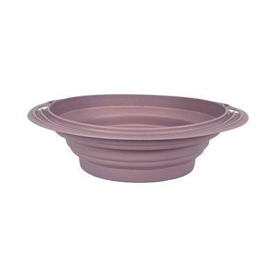 Heureux animal de compagnie fou de animaux de compagnie bol de nourriture en boisson bac pliable blush rose