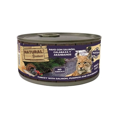 Grandeur naturelle Cat Durquie Saumon Pumbin Cranberries