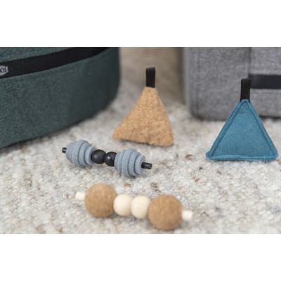 Trixie Halter Cat Toys Citystyle Felt Wood