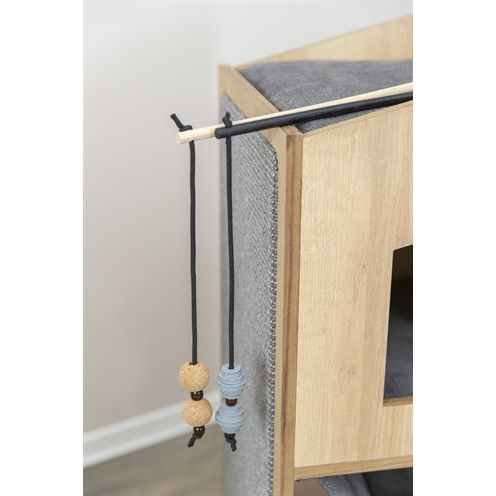 Trixie Cat Toys jouent à la canne avec Halter Citystyle Felt Wood