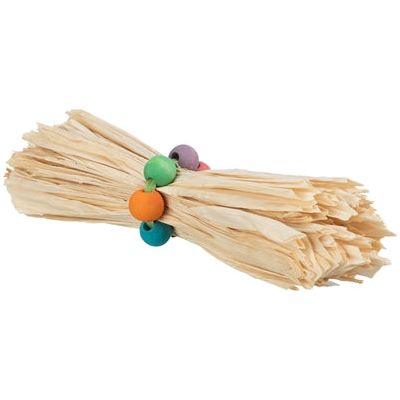 Trixie Toys pour lapin de rongeurs avec feuille de maïs et perles en bois