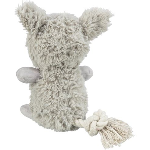 Trixie chien jouet monstre en peluche gris