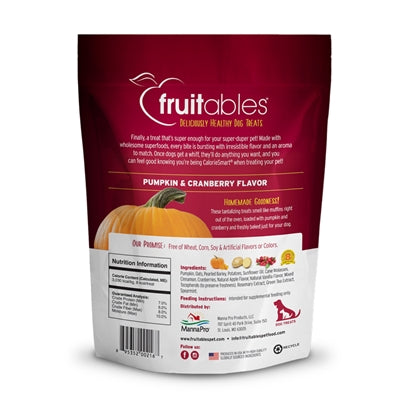 Canneberge de citrouille fruivables