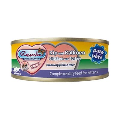 Renske Fresh Meat Farin chaton Pate Chicken Turquie