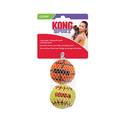 Boules de sport de chat Kong avec Catnip Assorti
