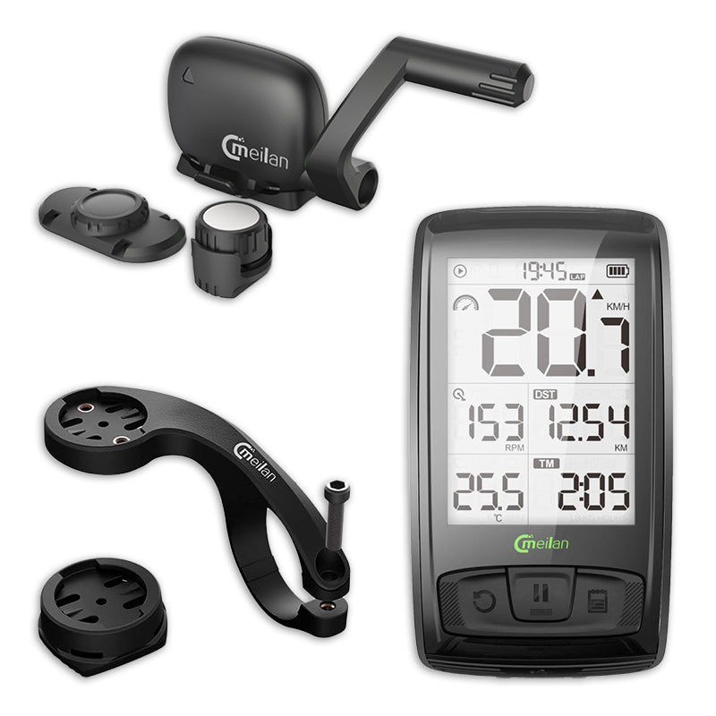Meilan Compteur de vélo Cadence de vitesse M4 Blade