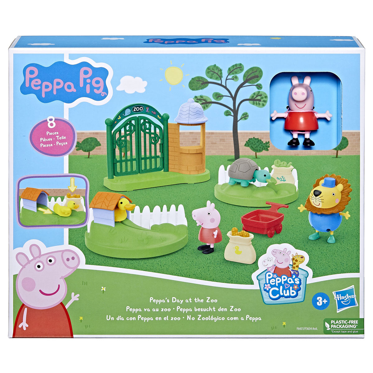 Hasbro Peppa va au zoo speelset