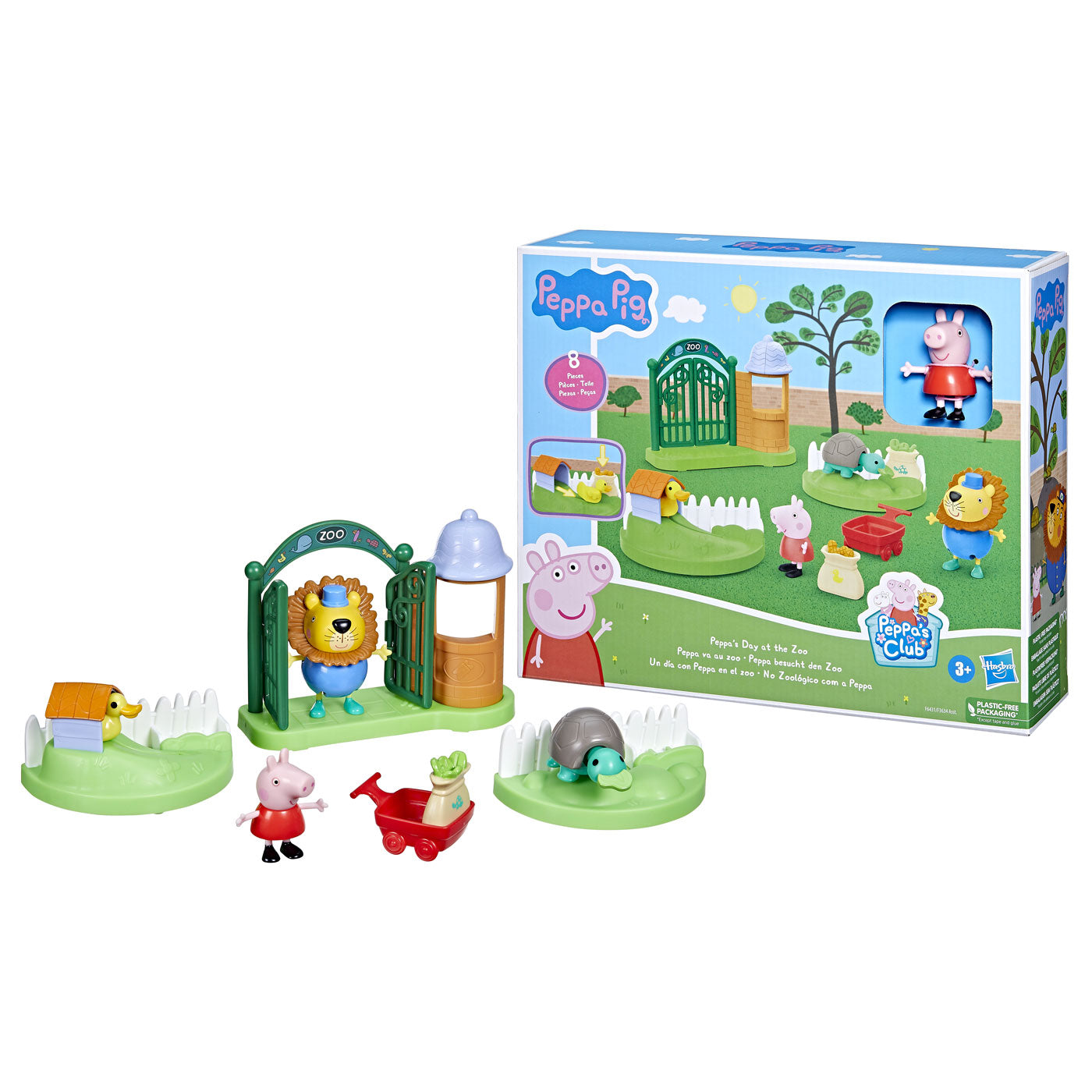 Hasbro Peppa va au zoo speelset
