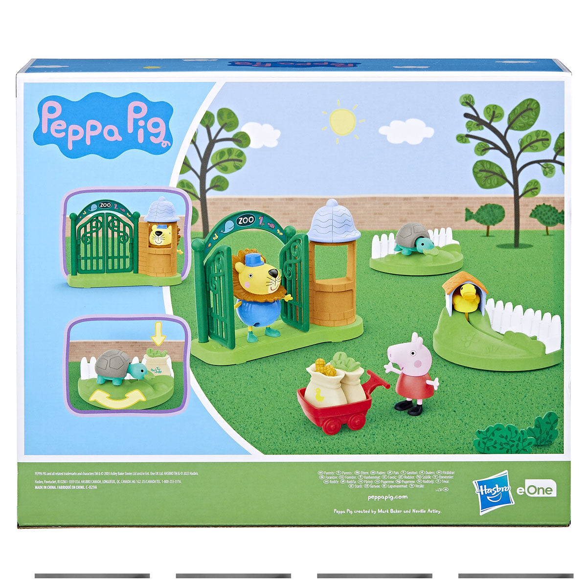 Hasbro Peppa va au zoo speelset