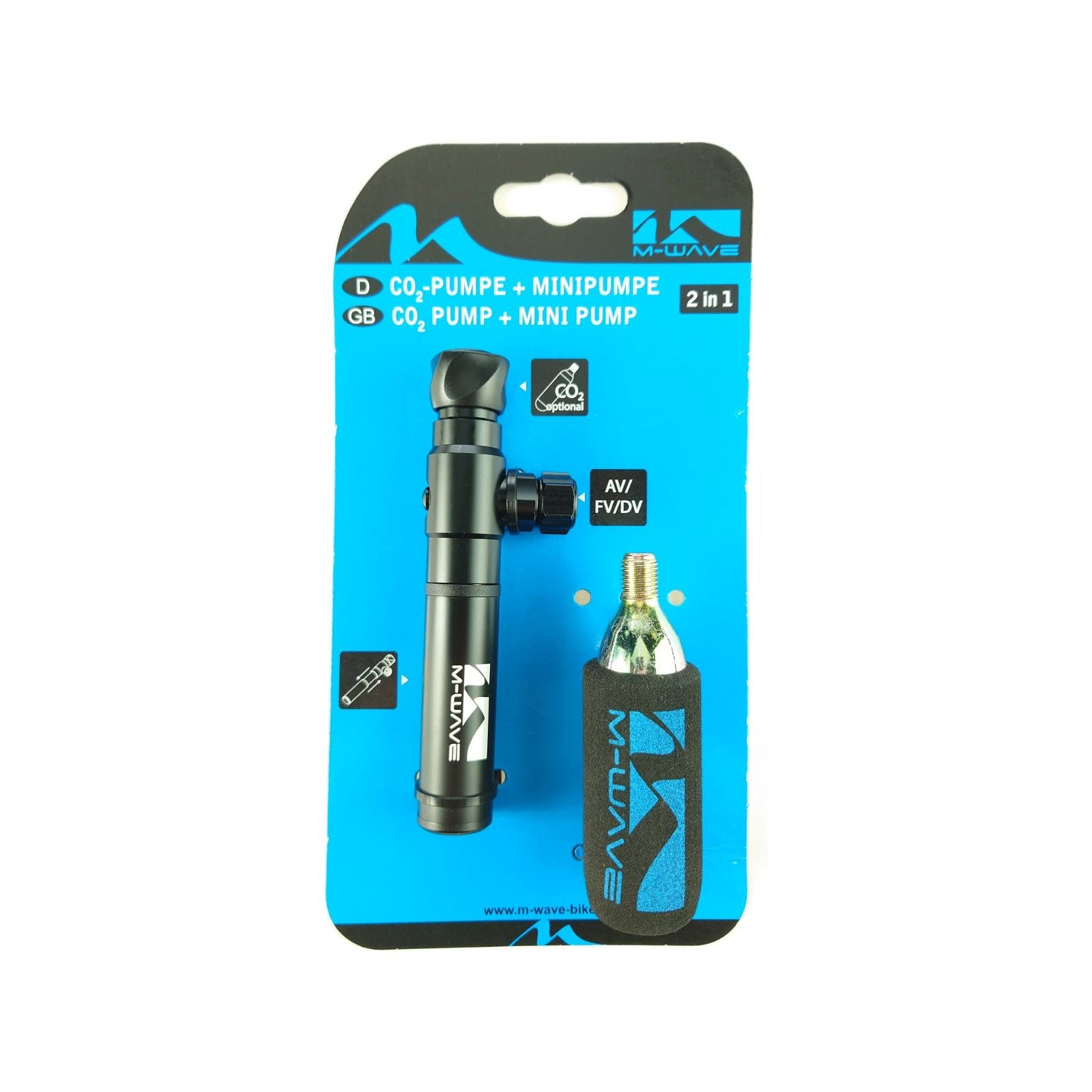 Pompe M Mini ALU avec motif de CO2 16GR