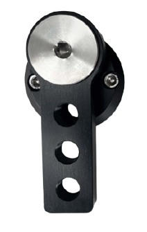 Fom alu rom de pédale excentrique manivelle droite noire
