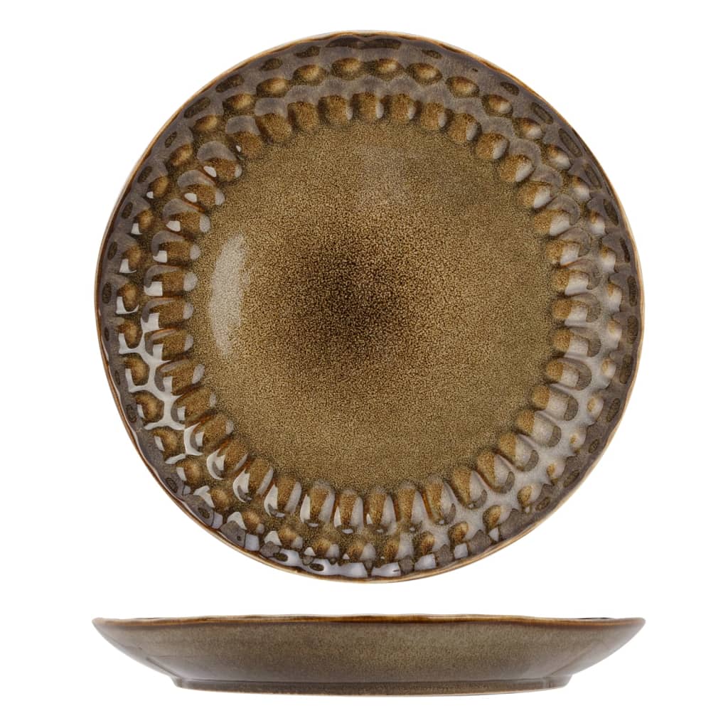 Assiette à la mode confortable confortable ARAKI HAZEL 6 STS Ø27 CM BRUN
