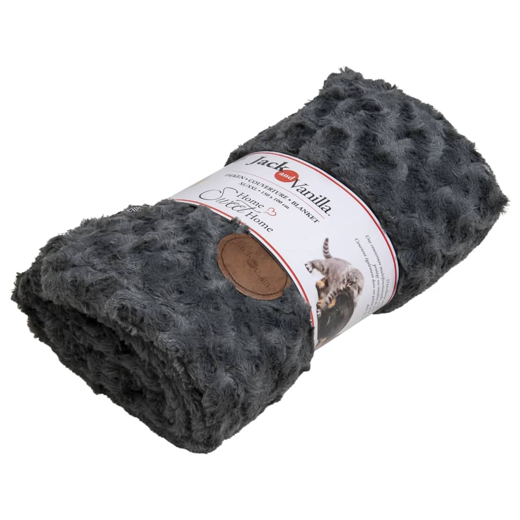 Jack and Vanilla Jack and Vanilla Pet Couverture Coal XL-XXL 150x100 cm