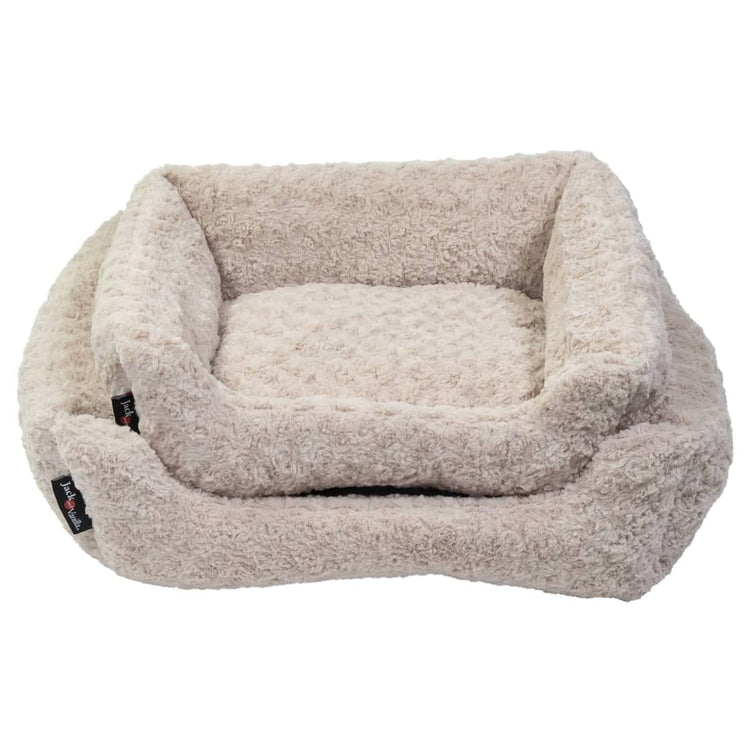 Jack and Vanilla Jack and Vanilla Pet Bank Softy S 60x52x18 cm rosette beige