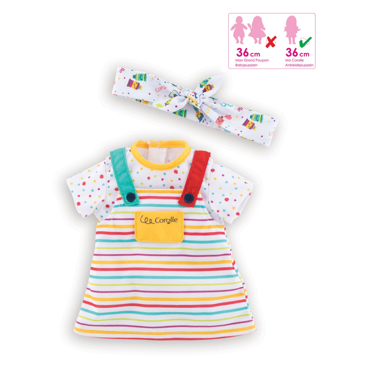 Ma Corolle - Robe et bandeau de poupée