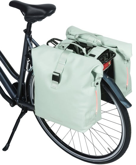 Basil SoHo double sacoche à vélo Nordlicht Green