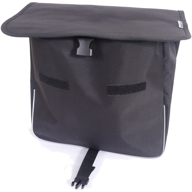 Edge Double Bicycle Bag Basic Shopper 32 litres 32 x 38 x 13 cm (2x) noir