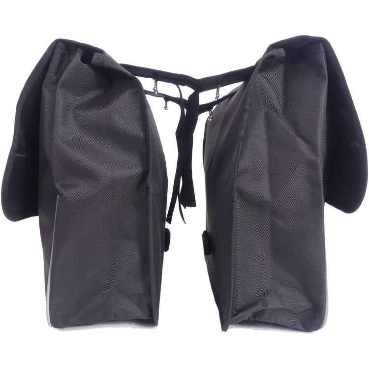 Edge Double Bicycle Bag Basic Shopper 32 litres 32 x 38 x 13 cm (2x) noir