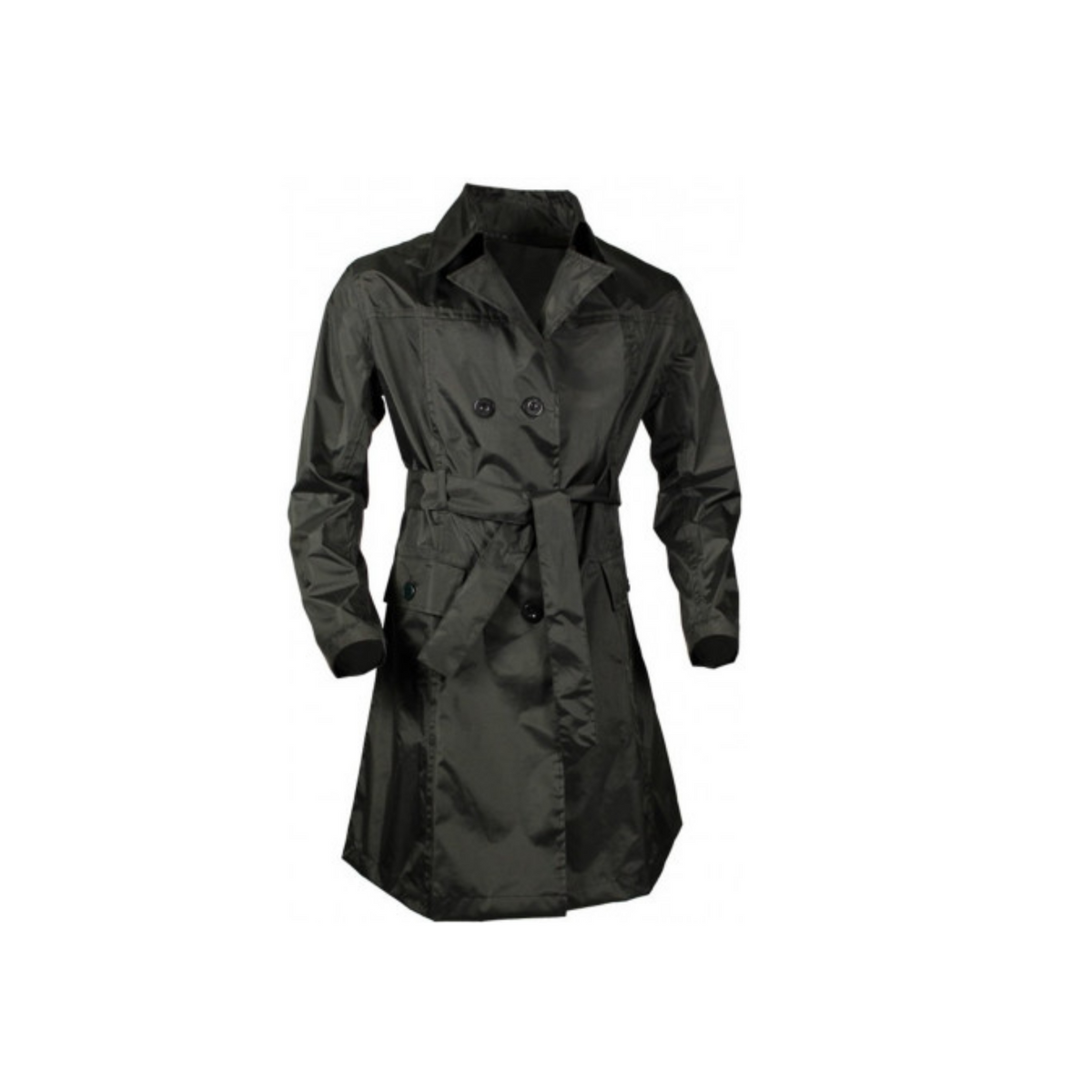 Imperméable Dr Ladies, Taille XL. Noir, avec capuche amovible, 2 poches, + pochette de transport