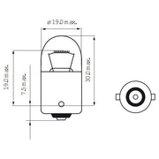 Bosma Lamp 6V-10W BA15S - afbeelding 1