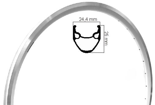 Ryde Relg X-PLORER 28 pouces 622 Aluminium 32 trous 14g