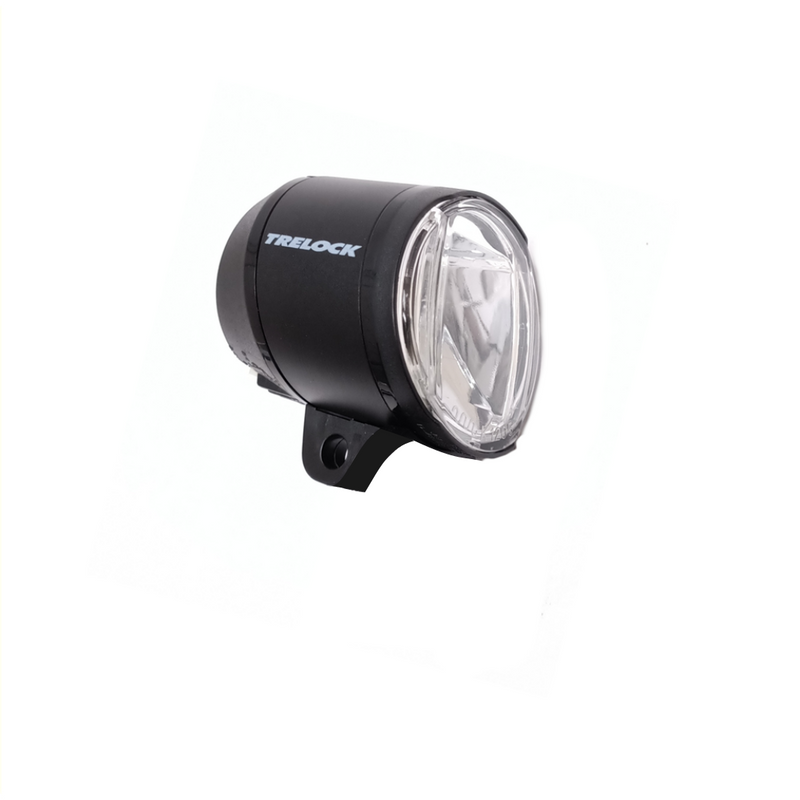 Trelock LED Headlight LS 910 PRIO 50 LUX, adapté au vélo 6v DC, noir, emballage d'atelier