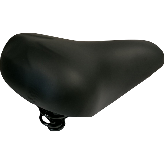 Selle monte grappa 530 max confort ressorts métal noir avec cuir