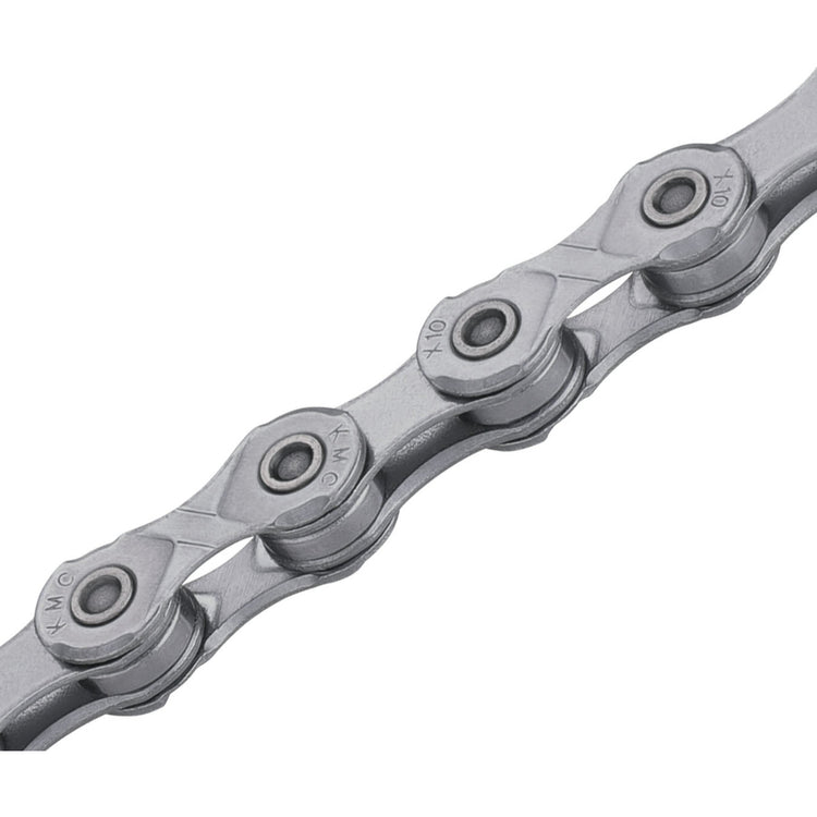 KM X10 EPT Bicycle Chain 10 Speed ​​1 2x11 128 116 SCH Gray Anti -rust