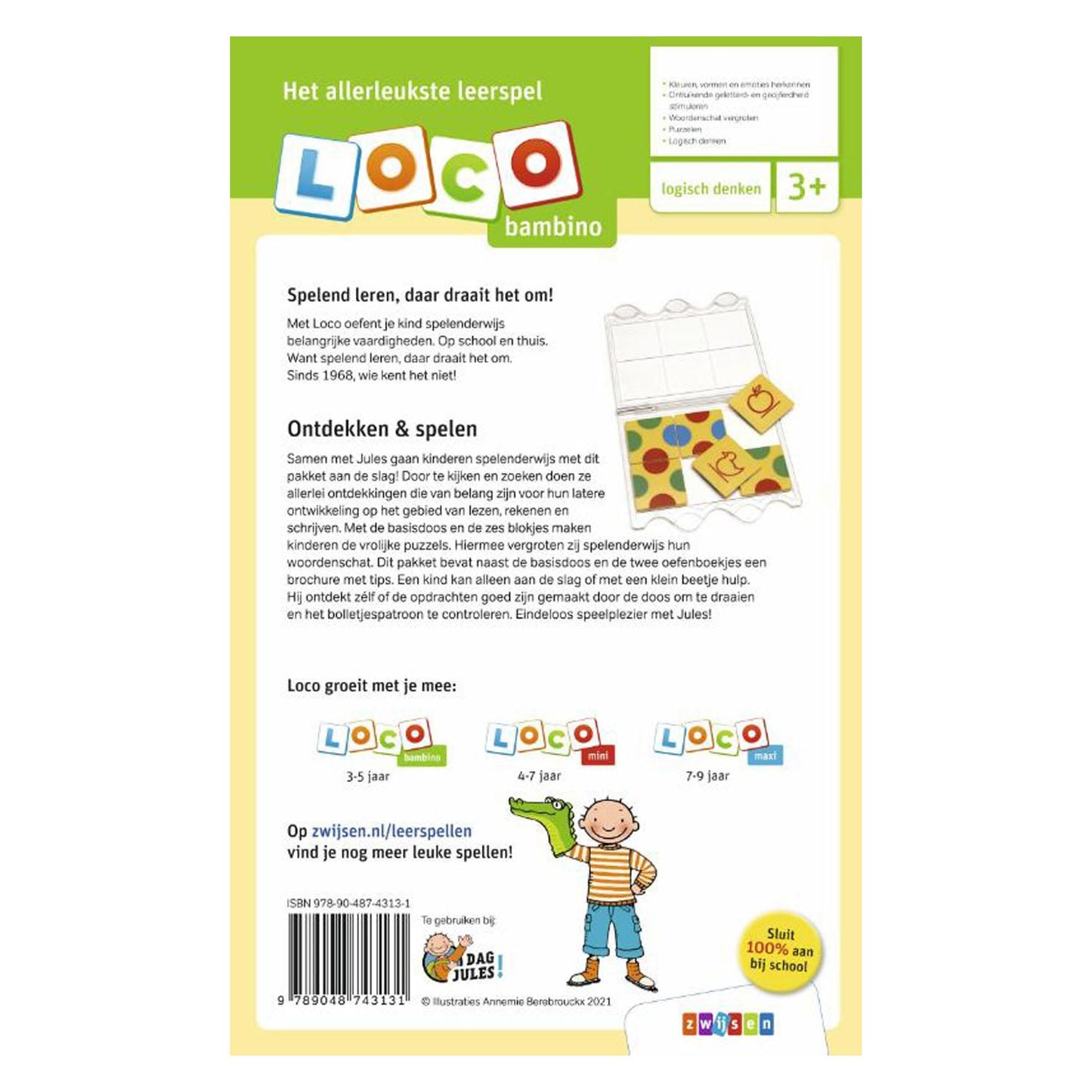 Package Loco Bambino Jules Discover and Joue (3-5 ans)
