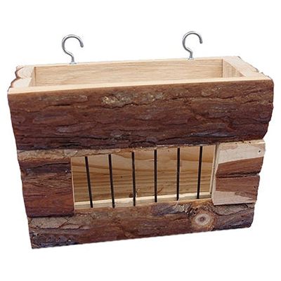 Nature Première grille de foin en bois cru