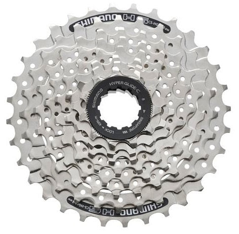 Cassette Shimano HG41 à 8 vitesses 11-34 tands argent