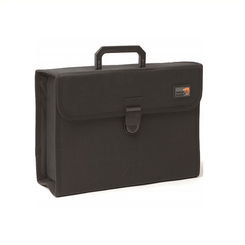 Newlooxs Nouveau sac simple sacanier, noir. 1 Clip de clôture, taille: 36x14x26.5 cm, contenu: 13L
