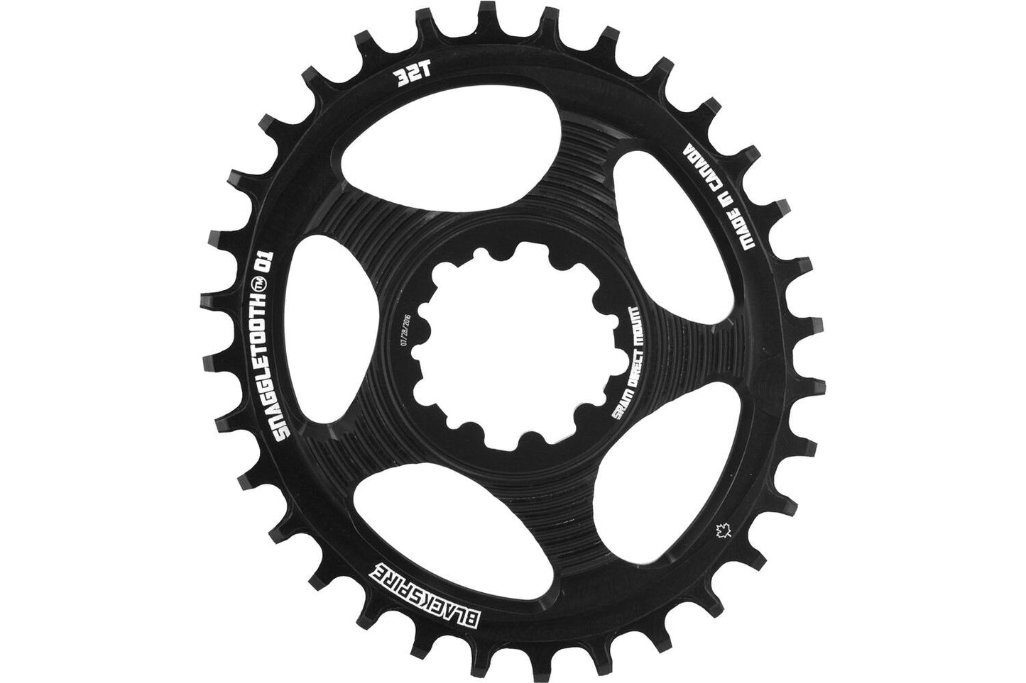 Blackspire - - chaîne supérieure supérieur supérieur snaggletooth ovale sram spline 32 6 mm décalage