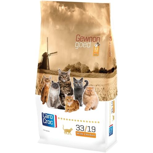 Poulet carocroc chat