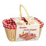 Pic en bois de pique-nique dans un panier de transport - afbeelding 2