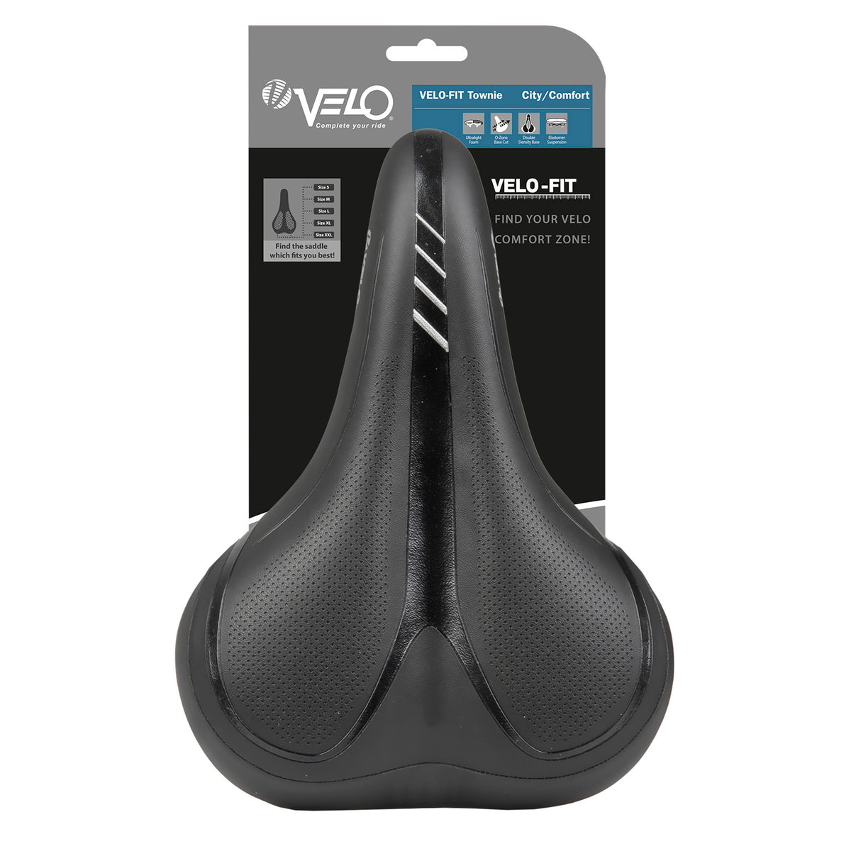 Velo Saddle Townie xl Light Comfort Mousse