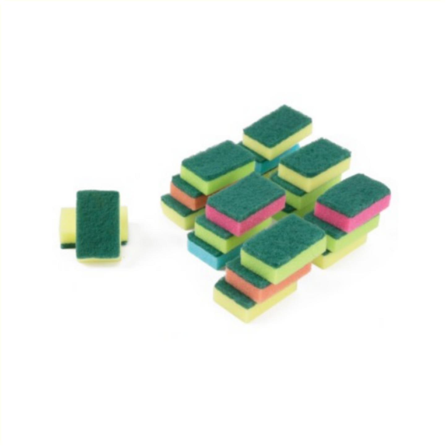 Couleur de Sponge Sponge, 20 pièces