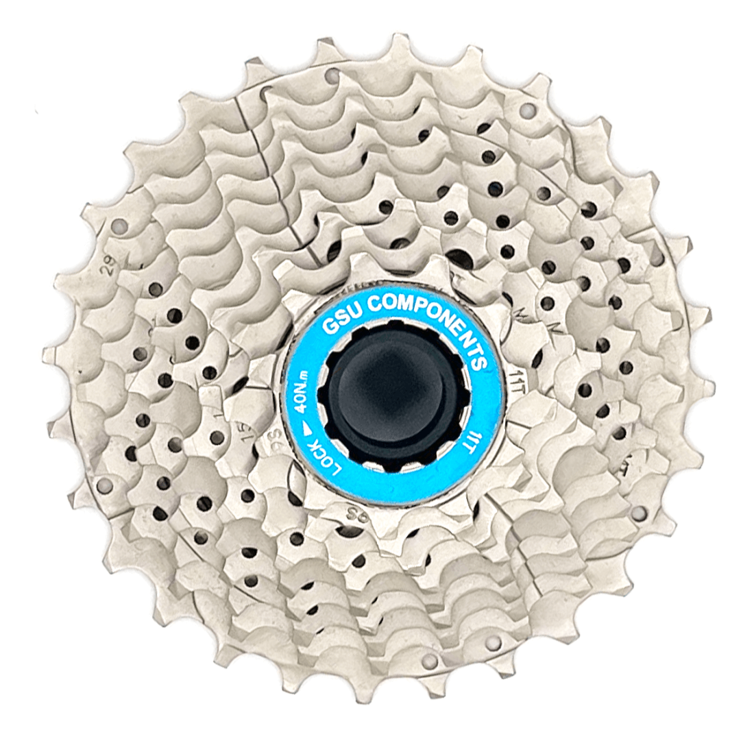 Cassette GSU 9-vitesses 11 à 28 dents argent