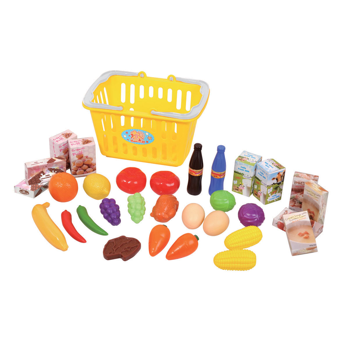 Jouer au panier avec l'épicerie