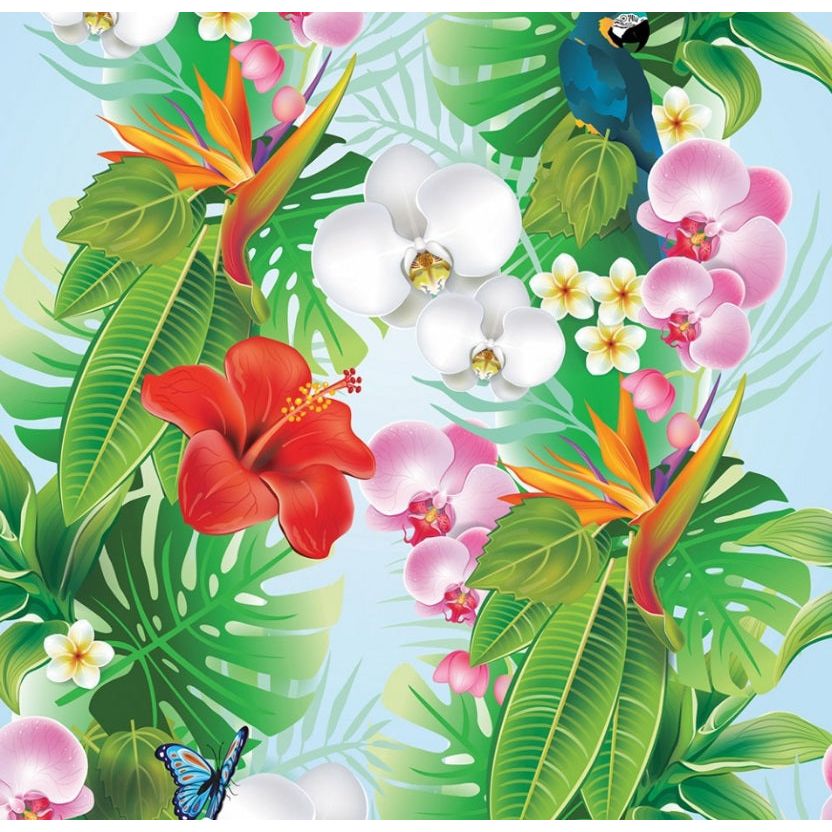 Tapis de selle Bikecap Tropical Flower