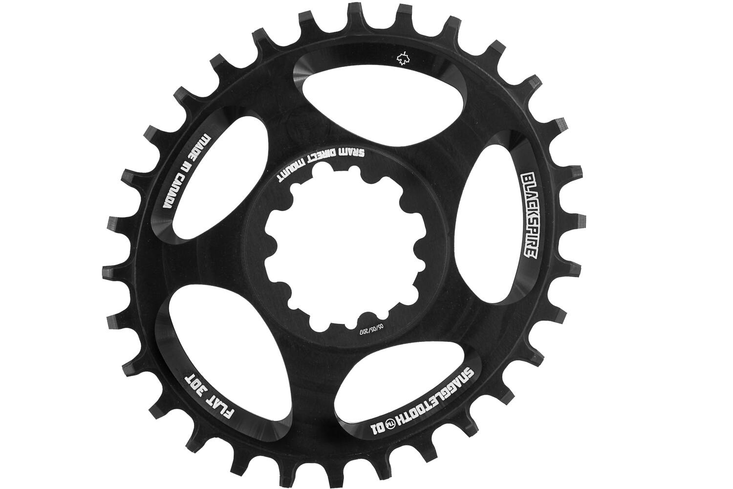 Blackspire Chain Top Coutrage Feuille Snaggletooth OVAL SRAM SPLINE 30 0 mm Offset