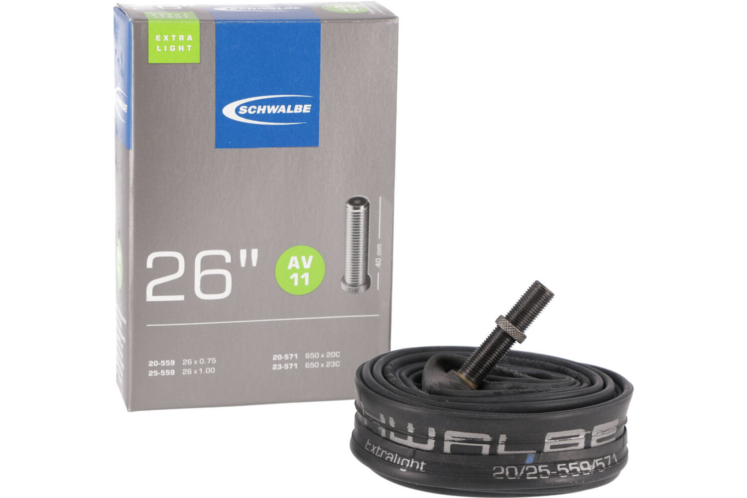 Schwalbe intérieur tube av11 20 25-559 571