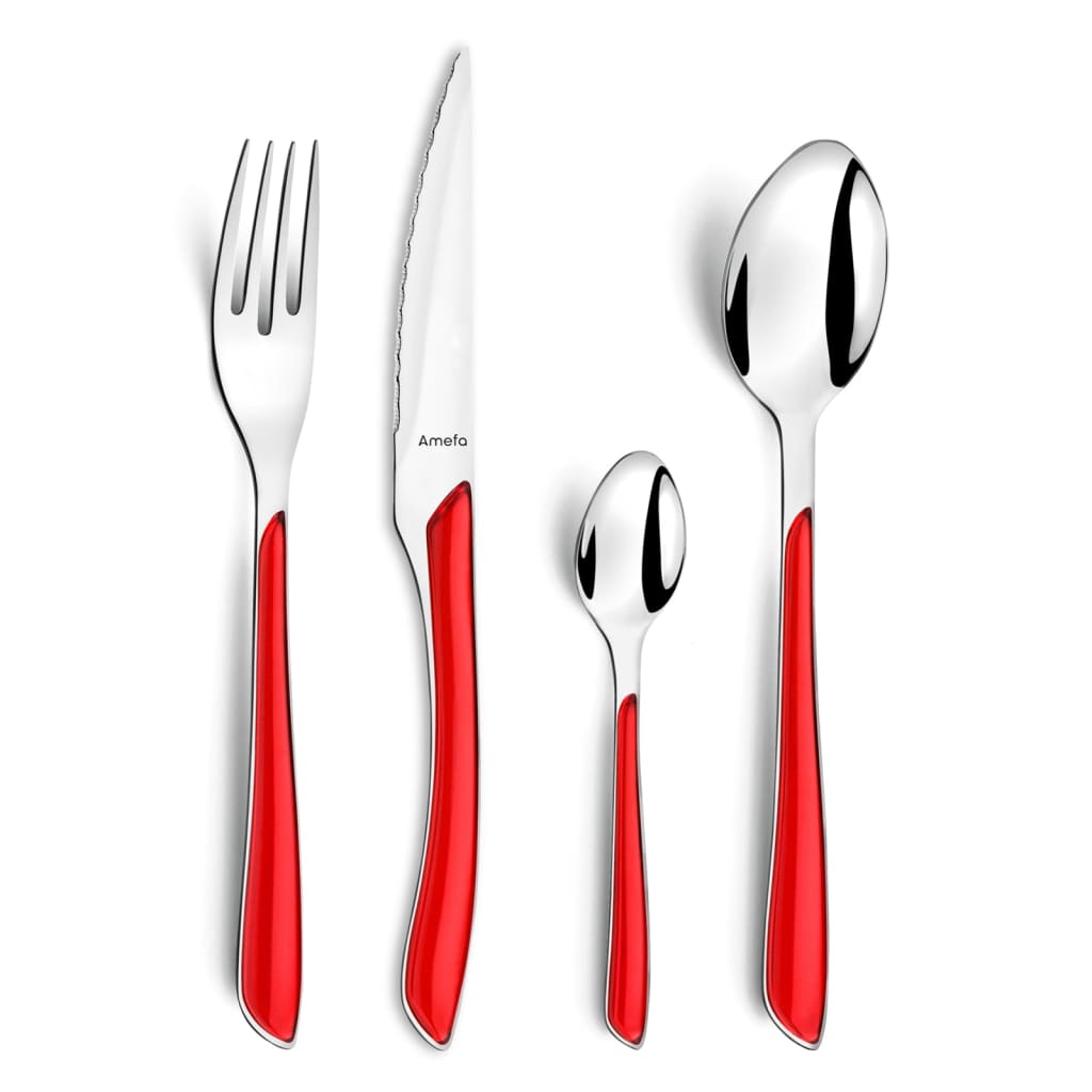 Amefa Amefa Cutlery à 16 parties Set Eclat Red