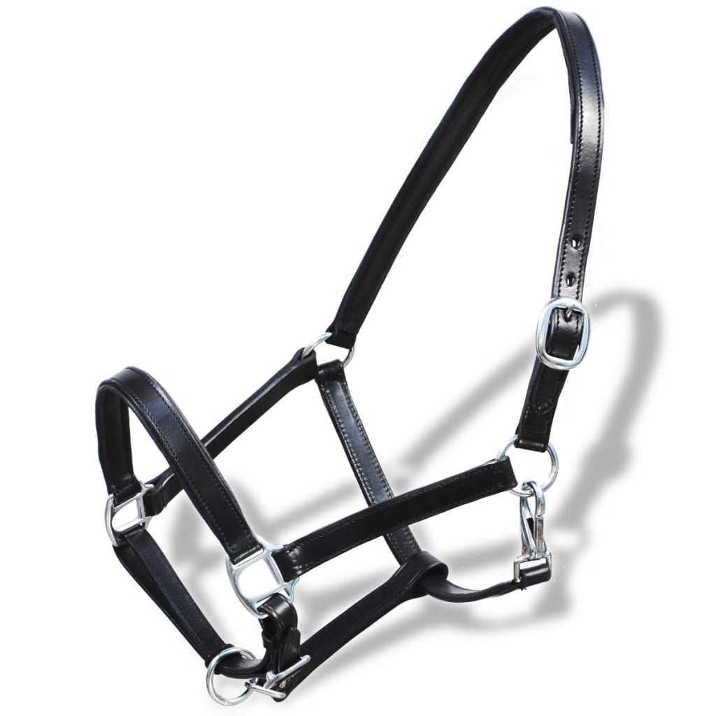 Vidaxl Halster Vraiment réglable en cuir COB