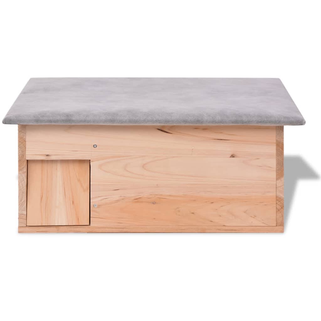 Vidaxl egelhuis 45x33x22 cm bois