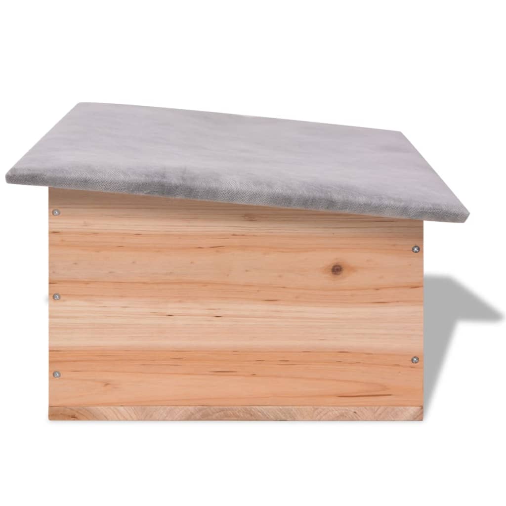 Vidaxl egelhuis 45x33x22 cm bois
