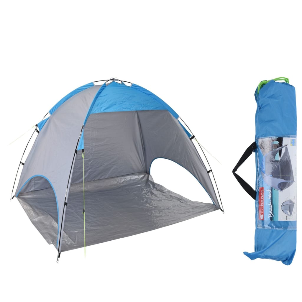 Probeach Probeach Beach Tent 220x120x115 cm bleu et gris