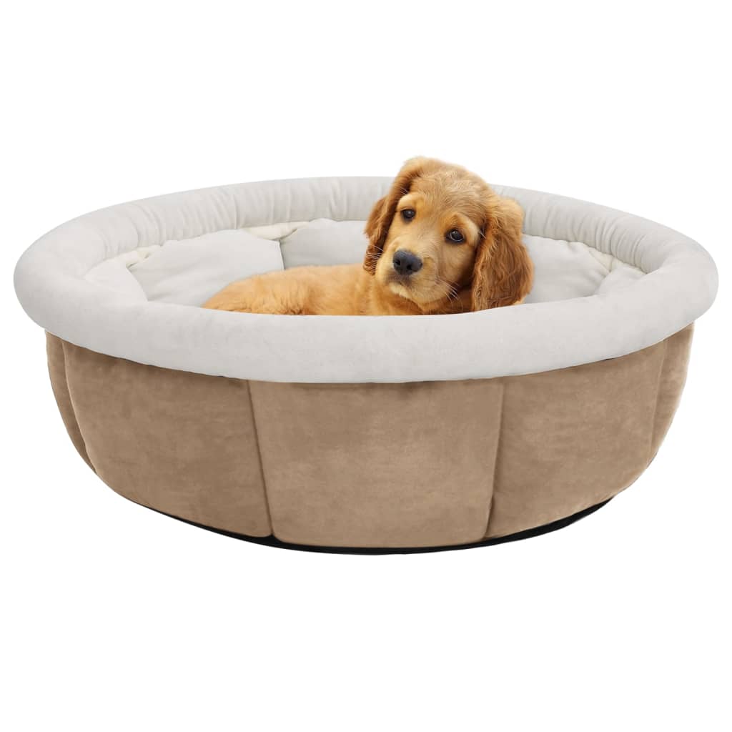 Vidaxl Dog Basket 59x59x24 cm beige