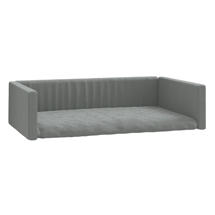 Vidaxl Car panier de chien Look 70x45 cm gris clair